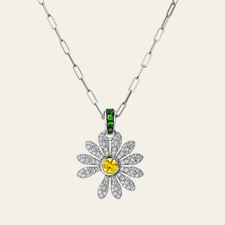 Jacob & Co. x PEACEMINUSONE Yellow Diamond with Pavé Pendant