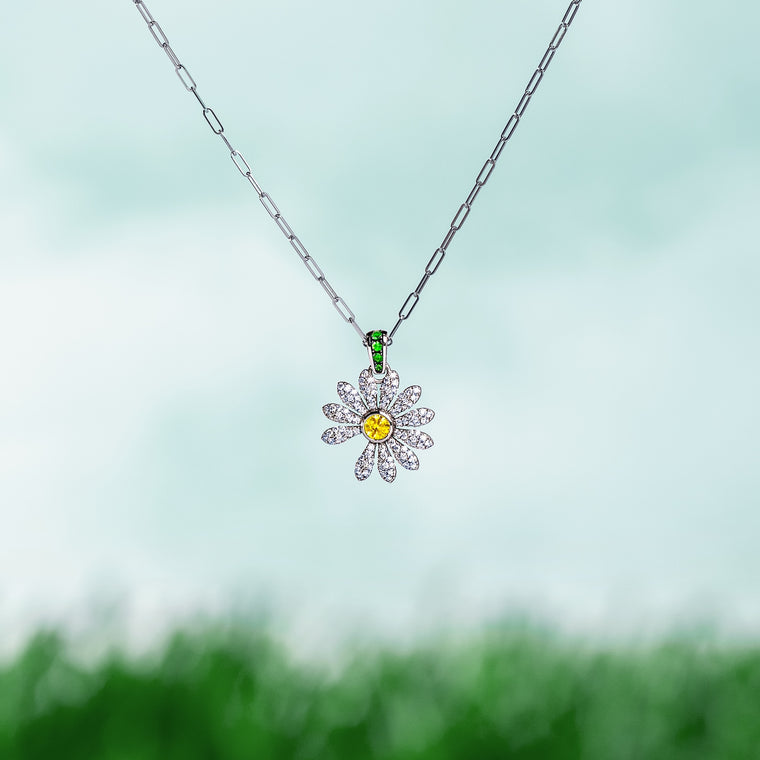 Jacob & Co. x PEACEMINUSONE Yellow Diamond with Pavé Pendant